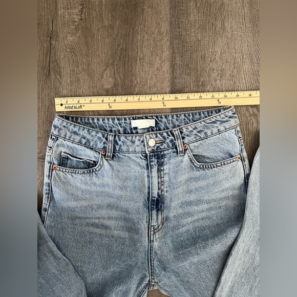 H&M Wide High Waist Jeans | Women’s | Size: 8 | Color: Blue - Picture 10 of 16
